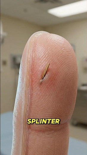 Why Splinters sometimes magically disappear