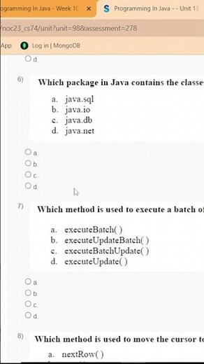 NPTEL Programming In Java Week 11 Assignment 11 Answers | 2023-July #shorts #youtubeshorts #nptel