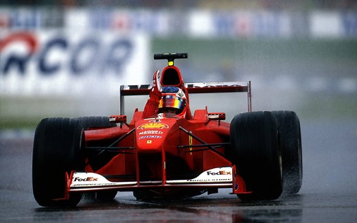 F1 2000德国站 1080P中文解说经典回顾 疯狂的干湿转换比赛，冲上赛道的疯子助老巴上演个人秀！