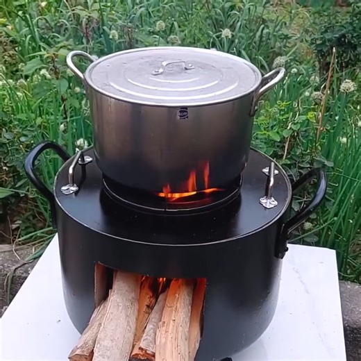 66K views · 1K reactions | Modern Wood Stove Ideas to make from a broken pot. | Random Crafts DIY | Facebook