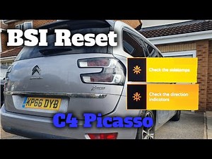 Comment réinitialiser l'unité de contrôle BSI sur la Citroën C4 Picasso ?