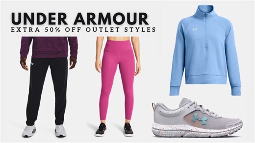 Under Armour Stacking Codes | Extra 50% Off   Extra 10% Off