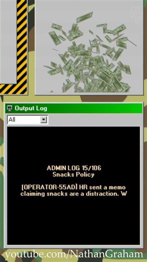 Snacks Policy, Admin Log 15 - Military Incremental Complex