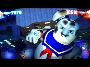 Ghostbusters Arcade Gameplay Fun: Ghosts, Slimers & The StayPuft Marshmallow Man Boss Fights