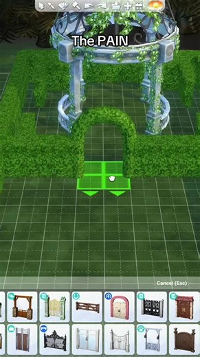 [as if building this labyrinth wasn’t nerve breaking enough] does a mod exists that fixes this problem ? #mod #sims4 #thesims4 #sims4mods #fyp