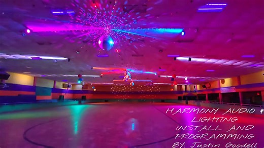 3.9K views · 106 reactions | Atmosphere is key to the fun! Harmony Audio and Lighting has been installing and upgrading our lighting and sound system in stages. We love the LED lighting units they've been installing and programing!  Come check us out! www.skateworldoftroy.com | Skate World of Troy | Facebook