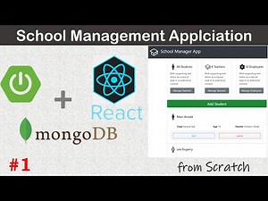 Full Stack Web Application.SPRING BOOT + REACTJS + MONGODB | PART 1