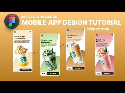 Mobile App Design Tutorial in Figma 📱 | Day 23 – 100 UI Challenge (Step-by-Step)