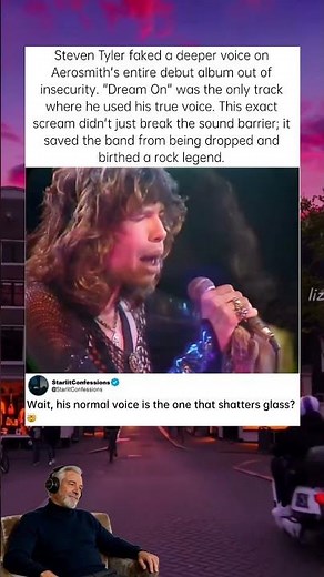 The Scream That Saved Aerosmith 🎸 #Aerosmith #StevenTyler #RockHistory #70sRock