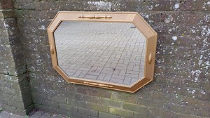 Huge Impressive 1920’s Gold Painted Oak Mirror. 90 X 64 Cm - Etsy UK