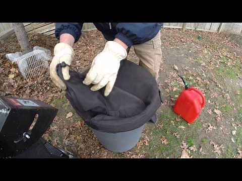 DEK CHBAGA Chipper Shredder Bag. Leaf collection system. Chipper Shredder Stanley