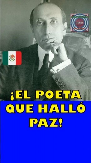 🇲🇽 Who wrote Mexico's most famous poem? 🌹 Amado Nervo #mexico #shorts