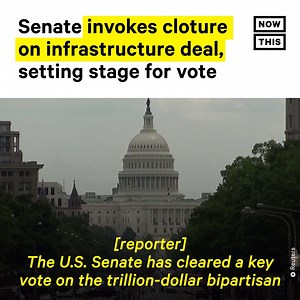 Senators voted Sunday to limit debate on the trillion-dollar infrastructure bill, setting the stage for a possible final vote this week | NowThis Impact