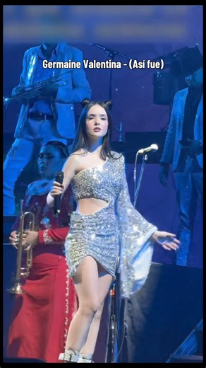 Germaine Valentina cantando en vivo en concierto “Así Fue” #germainevalentina #cantante #mariachi