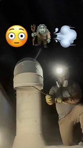 This MONSTER Dryer Vent was bigger than the technician cleaning it! #halloween #oddlysatisfying #dryerventcleaning #cleantok | Lint Away