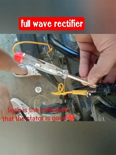 installing full wave rectifier❤️😊