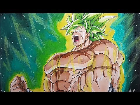 Drawing Broly From Dragon Ball Super The Movie