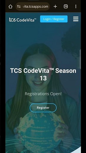 TCS CodeVita Season 13 registration started now #tcscodevita #tcs #tcs_pattern