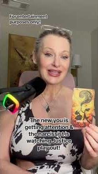 The new YOU is getting attention & the narcissist is watching Justice play out #tarot #spirituality