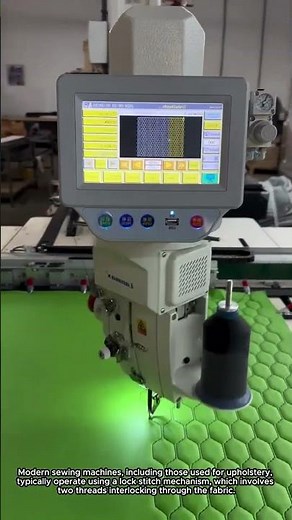 High-Precision Upholstery Stitching with a Industrial Sewing Machine