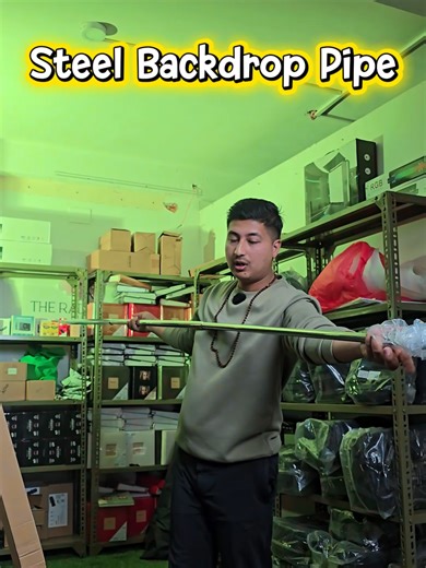 Stable and Stylish Steel Backdrop Pipe for Events