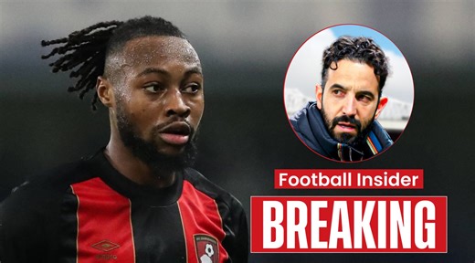 'Ruben Amorim develops plans for Bournemouth's Antoine Semenyo in Man United side'