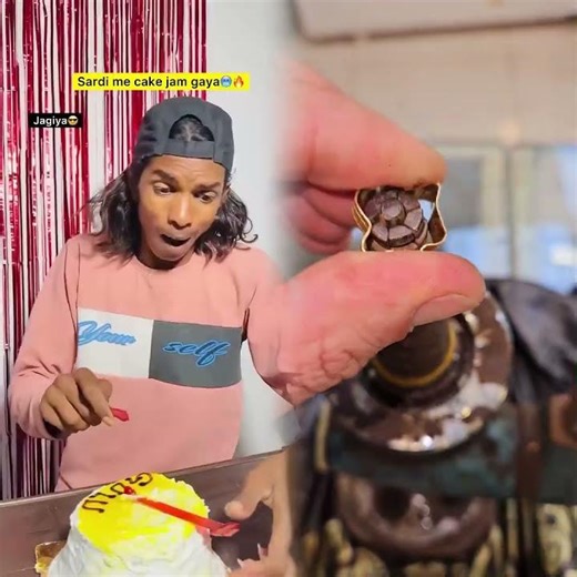 Birthday cake in winter🎂🥶 Indian family😂 #shorts #indian #relatable #winter #cake #jagiya024