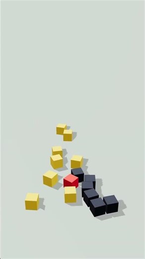 Yield Sign Destruction - Voxel Block Collapse Animation