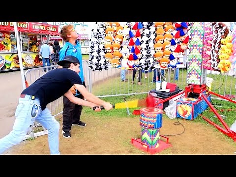 The ULTIMATE Carnival Game Video - We Play EVERYTHING!