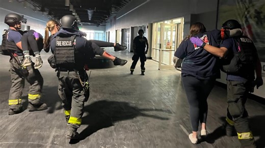First responders train for mass shooting with simulation