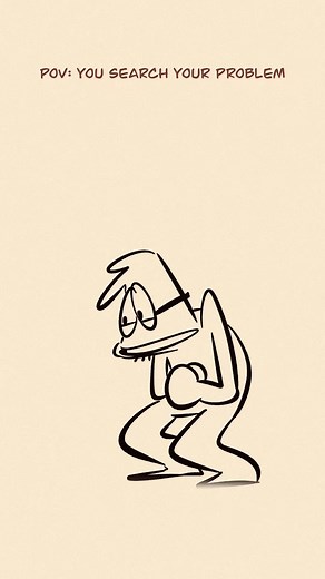 14K views · 316 reactions | Searching Up Your Problem  (Animation Meme) #viralreelsシ #fblifestyle | Ratel Animation | Facebook