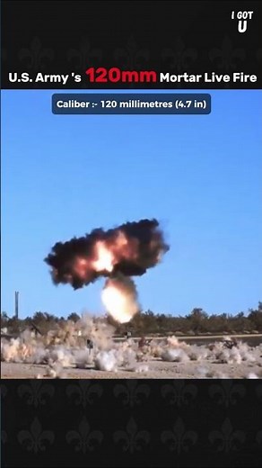 Insanely deadly 120mm Mortar Live Fire #military #usarmy #combat