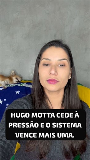 Mariana Lescano on Instagram: "HUGO MOTTA CEDE À PRESSÃO E O SISTEMA VENCE MAIS UMA Três fatos explicam por que Hugo Motta recuou na cassação de Glauber Braga: a suplente combativa Heloísa Helena, a “coincidência” de uma operação da PF logo após o avanço do PL da Anistia, e a ameaça do PSOL de recorrer ao STF. No fim, não foi vitória do Glauber — foi mais uma do sistema."