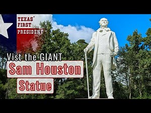 See the Striking Sam Houston Statue Along Interstate 45 | Texas' First President #texasroadtrip