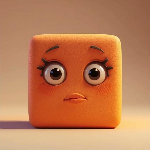I Didn’t Expect This From......... #Weird 3D #Animation# AI Cartoon.. a Cube 😭💀 | Funny 3D Short