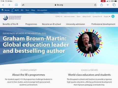 Intro to the IB curriculum