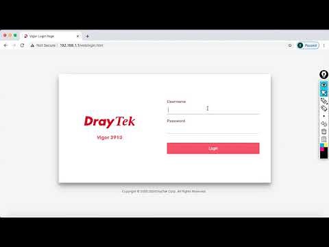 How to configure DrayTek Vigor3910?