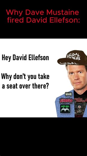 Why Megadeth fired David Ellefson