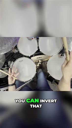 Master Left-Handed Drum Beats: Invert Quad Patterns & Drumming Tips #shorts