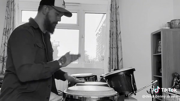 Congas & Bongos something a little different 😉 #drums #congas #bongos #practice