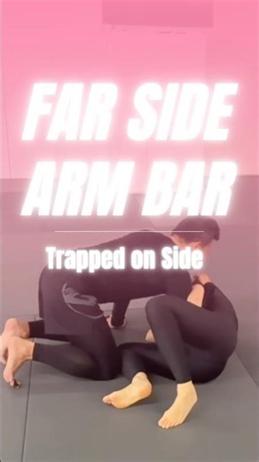 Far Side Arm Bar from Knee on Belly: 3 Trap on the Side #bjj #jiujitsu #kneeonbelly #sidecontrol