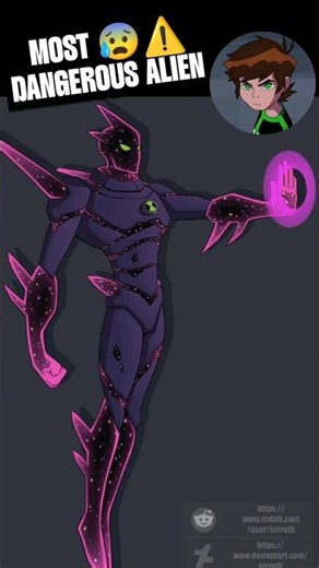 ⚠️Ben 10's Most Terrifying Alien😰 #ben10 #ben10omniverse #anime #cartoon #shorts