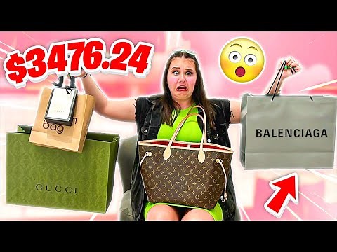 GUCCI DID MY MAKEUP And DESIGNER SHOPPING In DUBAI!!