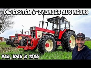 The first 6-cylinder tractors from Neuss | IHC 946, 1046 and 1246
