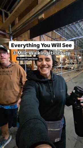 Kasey & Alex | Local Travel Ideas and Guides on Instagram: "We’ve never done a night walk in San Francisco before, but it was so fun seeing the city ALIVE ⚡️with people wandering from one projection to the next ✨ Let’s Glow SF is the largest FREE projection arts festival in the U.S 🤩 For 10 nights, eight iconic buildings transform into massive works of art across downtown. What we love most about wandering is the chance to stumble onto streets we’ve never walked before and discover something ne