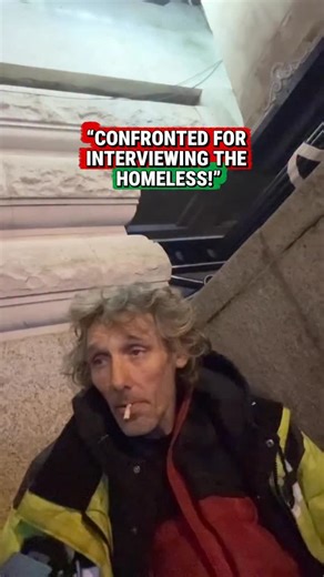 Getting real with Oli on Instagram: "Confronted for interviewing the homeless… Go fund me to support the homeless in bio."