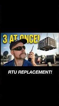 Replacing 3 RTU's at Once! Day in the Life of a Building Engineer