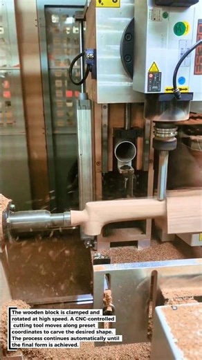 CNC Wood Turning Machine in Action!