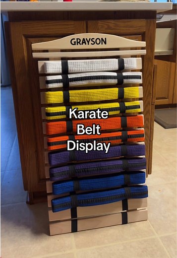 Karate Belt Display Ideas for Kids