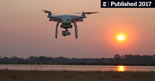 High Above, Drones Keep Watchful Eyes on Wildlife in Africa